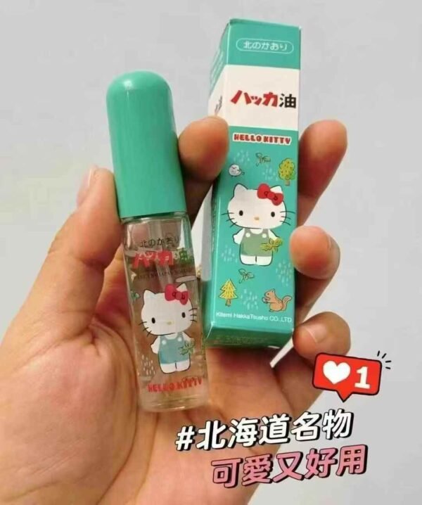 三丽鸥联名 hello Kitty北海道限定包装 薄荷清凉油